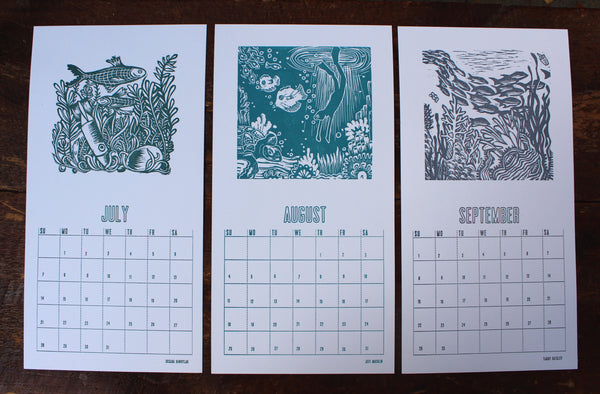 2019 Letterpress Calendar